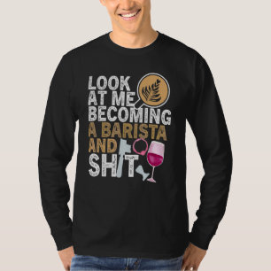 Camiseta Café Vinho Cota Barista Vinho Legal Café 16