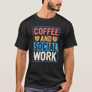 Camiseta Café Vintage E Trabalho Social, Bebê De Café