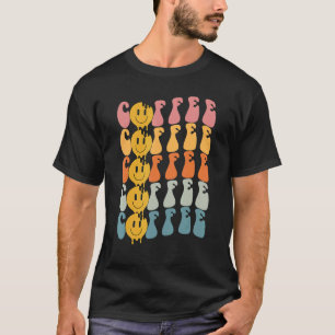 Camiseta Café Vintage Groovy Retro 60s 70s Smile Café