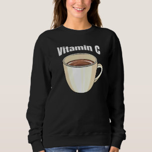 Camiseta Café Vitamina C Café Bebida Cafeína Cafeína Café D