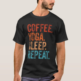Camiseta Café Yoga Sono Repita Café Yoga