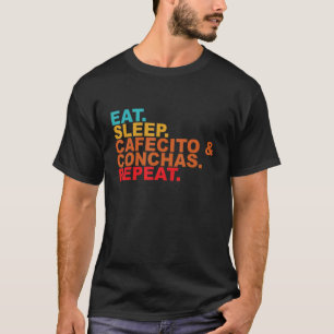 Camiseta Cafecito Café Conchas Funny Cute Pun Café Espanhol