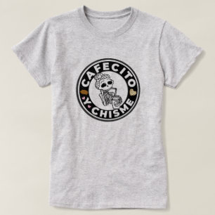 Camiseta Cafecito y Chisme Pan dulce Mexicano