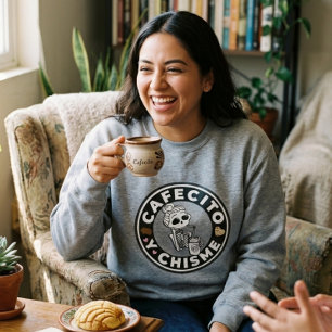 Camiseta Cafecito y Chisme Pan dulce Mexicano