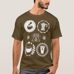 Camiseta Cafeeiro Barista Café Elementos Foodie Café