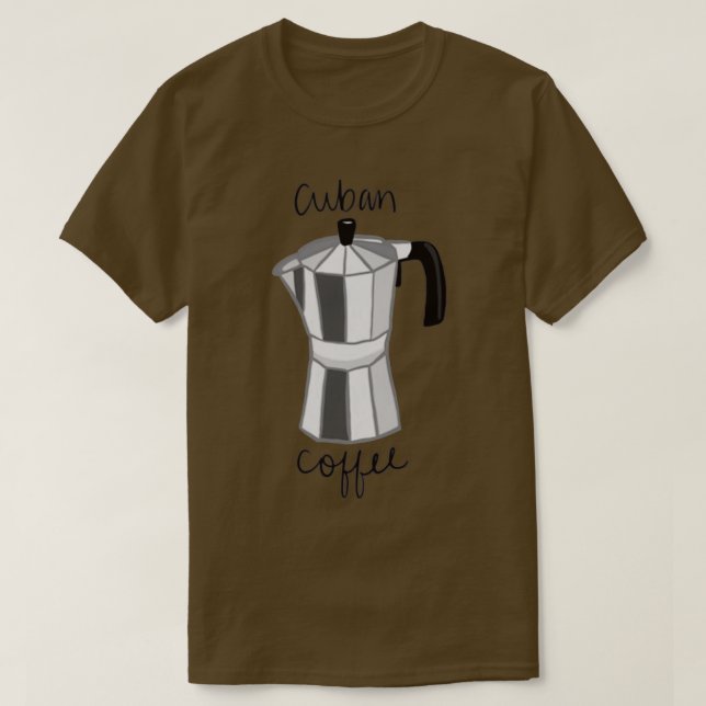 Camiseta Cafeeiro cubano  (Frente do Design)
