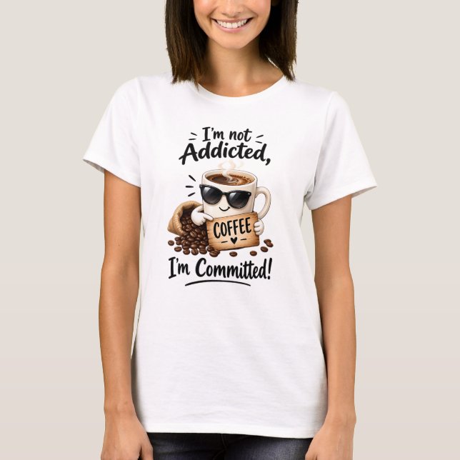 Camiseta Caféholic Coffee (Frente)