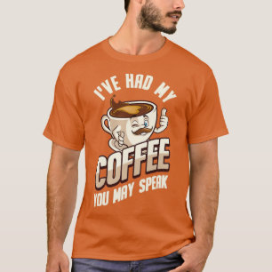 Camiseta Cafeína Cafeína Caf Espresso Cappuccino 18