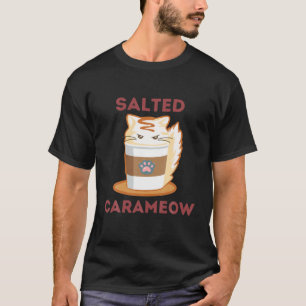Camiseta Cafeína Cafeína Viciada Em Café De Gato Salgado