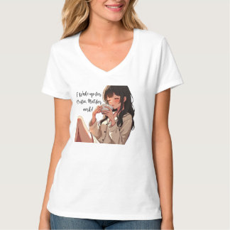 Camiseta Cafeína Sobre Carreira: A Mantra Tee Da Manhã