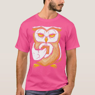 Camiseta Cafeinado Barista Gift Café Amante Café Coruja