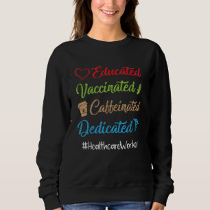 Camiseta Cafeinado Vacinado Educado Dedicado