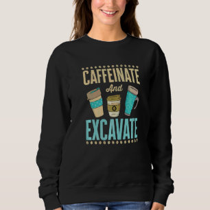 Camiseta Caféine E Escave Arqueólogo Antropólogo