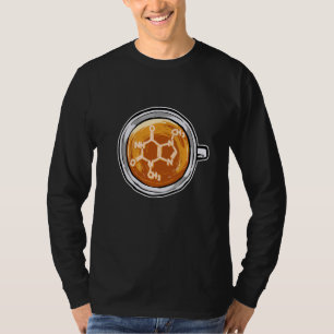 Camiseta Cafeine Molecule Fórmula Barista