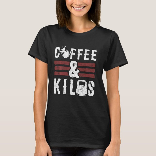 Camiseta Cafeine Weinclusive Workout Café & Kilos (Frente)