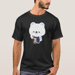 Camiseta Cafeteiro Urso Polar Fofo
