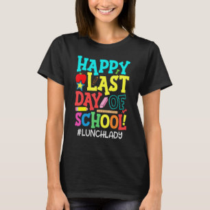 Camiseta Cafeteria De Almoço Feliz No Último Dia Da Soma Es