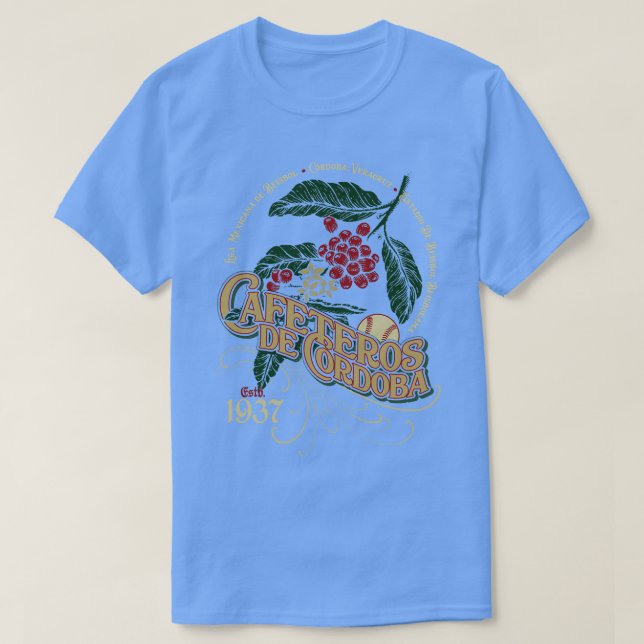 Camiseta Cafeteros de Córdoba (Frente do Design)