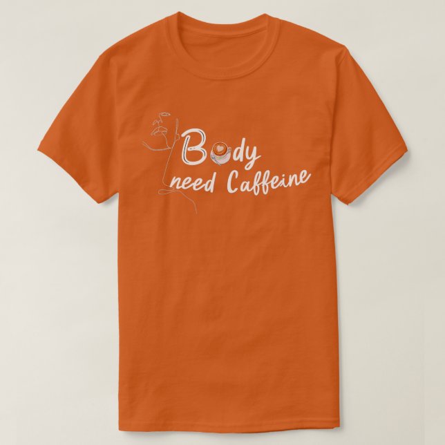 Camiseta caffeine  (3)  (Frente do Design)