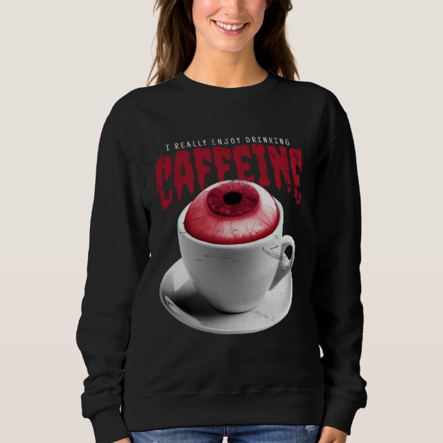 Camiseta Caffeine Coffee cup Halloween (Frente)