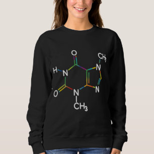 Camiseta Caffeine Molecule Chemical I Love Coffee Chemistry