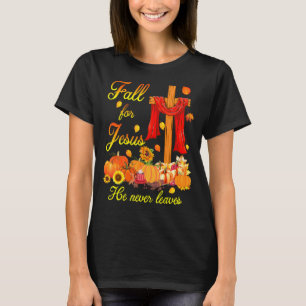 Camiseta Cai Por Jesus Que Nunca Deixa A Cruz Cristã