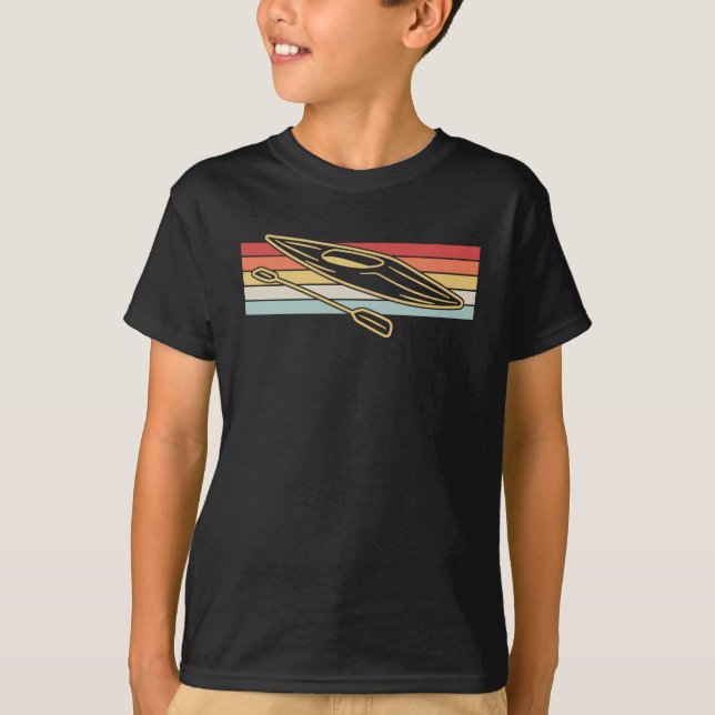 Camiseta Caiaque Canoagem Retro (Frente)