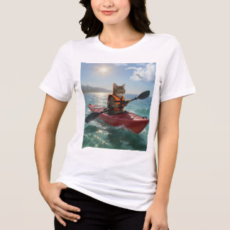 Camiseta Caiaque de Gato para quem ama Caiaque