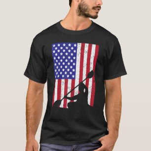 Camiseta Caiaque para homens mulheres Caiaque de pesca 3