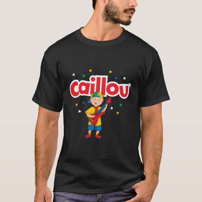 Camiseta Caillou Toca Violão (Frente)