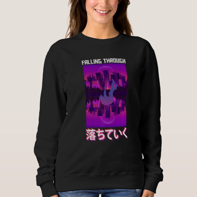 Camiseta Caindo Através Do Vaporwave (Frente)