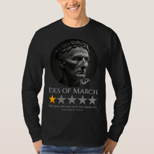 Camiseta Caio Júlio César  Idos de Março  História Romana 
