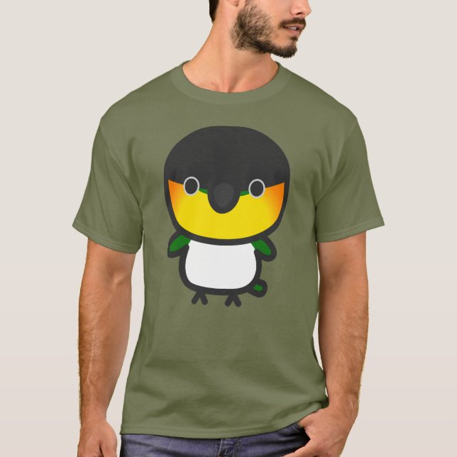 Camiseta Caique-de-cabeça-preta (Frente)