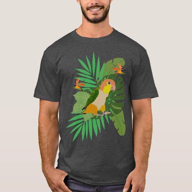 Camiseta Caique with leaves (Frente)