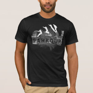 Camiseta Cair do gato de Parkour + seta
