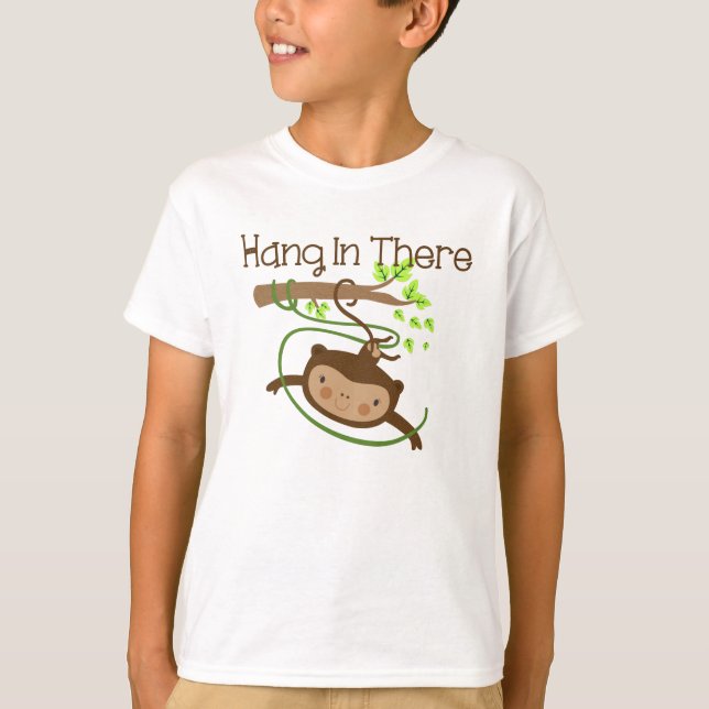 Camiseta Cair do macaco dentro lá (Frente)