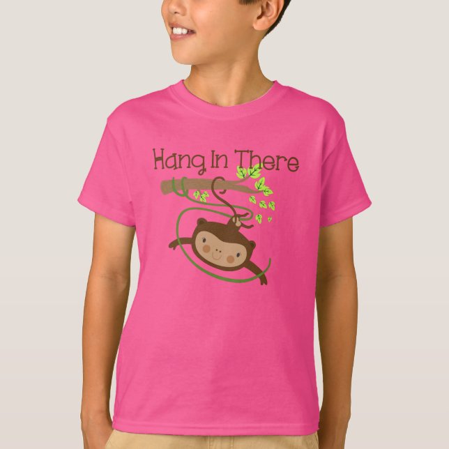 Camiseta Cair do macaco dentro lá (Frente)