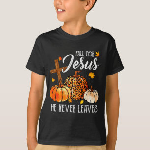 Camiseta Cair Por Jesus Ele Nunca Deixa Cute Ação de Graças