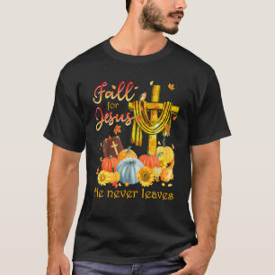 Camiseta Cair Por Jesus Ele Nunca Deixou Jes De Fé Cristã