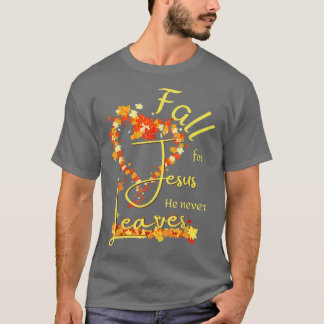 Camiseta Cair Por Jesus Nunca Deixou Pumpkin Christian A