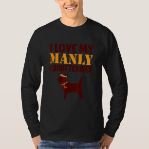 Camiseta Cairn Terrier Canine Encantado Cachorro Cachorro S