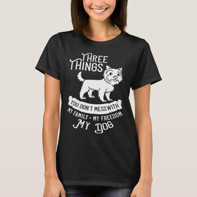 Camiseta Cairn Terrier Dog  Puppies Owner   1 (Frente)
