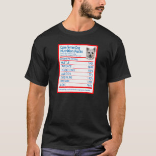 Camiseta Cairn Terrier Dog Raça Proprietário Fato Nutricion