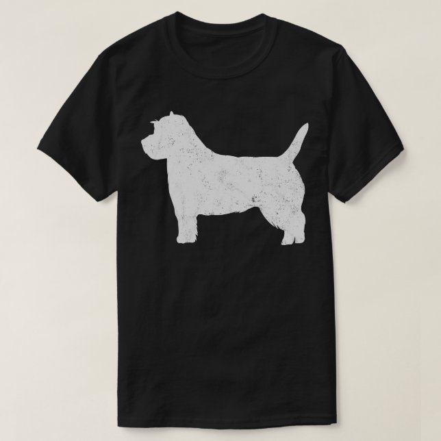 Camiseta Cairn Terrier Dog Vintage (Frente do Design)