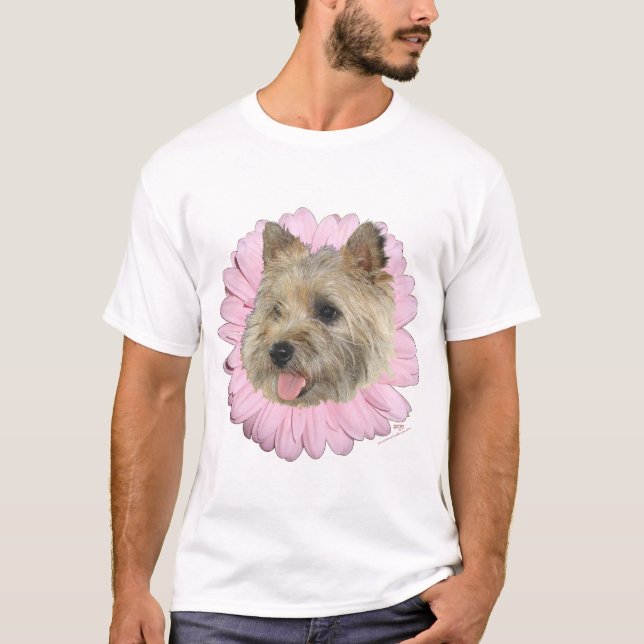 Camiseta Cairn Terrier Flor de Primavera (Frente)