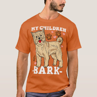 Camiseta Cairn Terrier Funny Dog Pai Mãe Proprietária