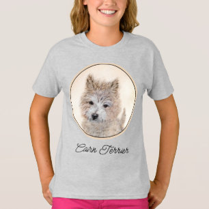 Camiseta Cairn Terrier Puppy Painting - Dog Art original