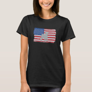 Camiseta Cairn Terrier Retro US Flag Dog