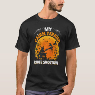 Camiseta Cairn Terrier Viaja como Passageiro  Cão Cairn Ter
