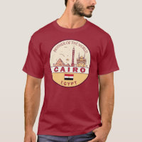 Cairo Egypt Skyline Emblem